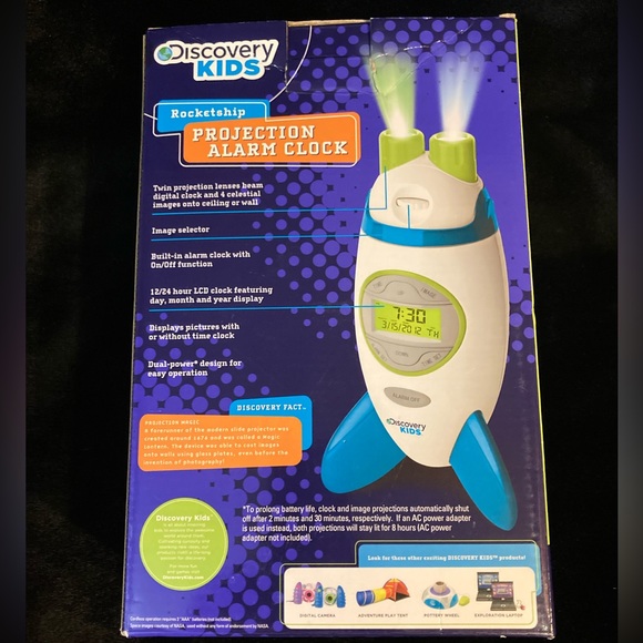 Discovery Kids Projection Alarm Clock - Picture 6 of 12